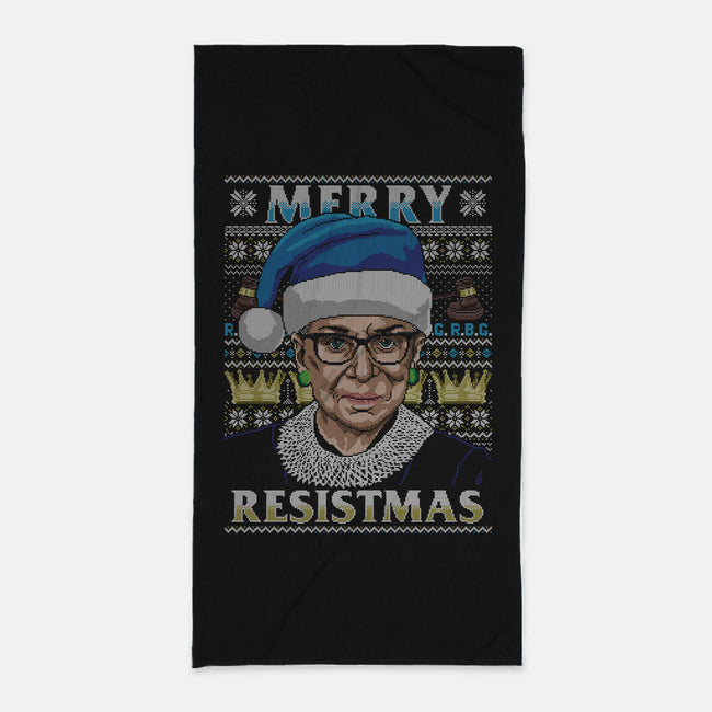 Merry Resistmas-none beach towel-CoD Designs
