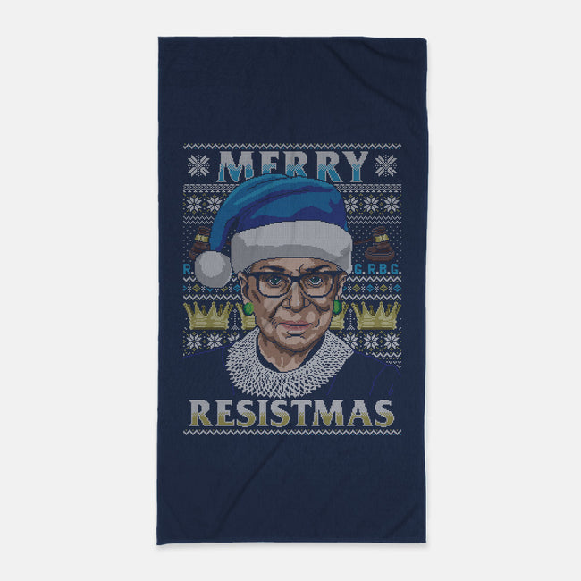 Merry Resistmas-none beach towel-CoD Designs