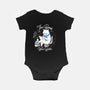 Cat Reader-baby basic onesie-Liewrite