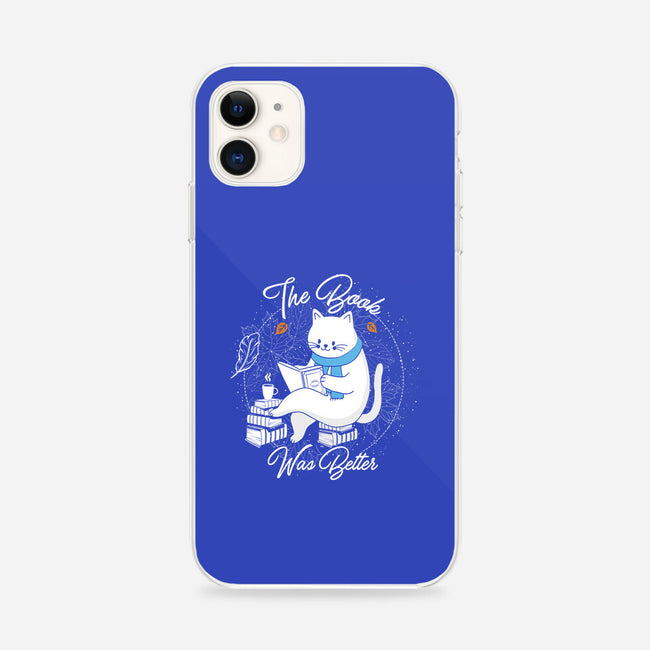 Cat Reader-iphone snap phone case-Liewrite