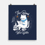 Cat Reader-none matte poster-Liewrite