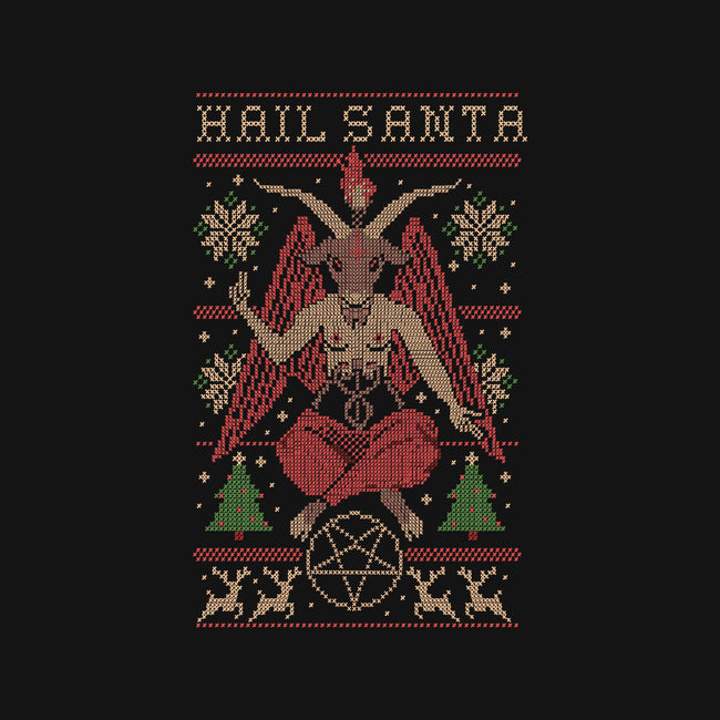 Hail Santa Claws-womens basic tee-Thiago Correa