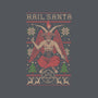Hail Santa Claws-womens basic tee-Thiago Correa