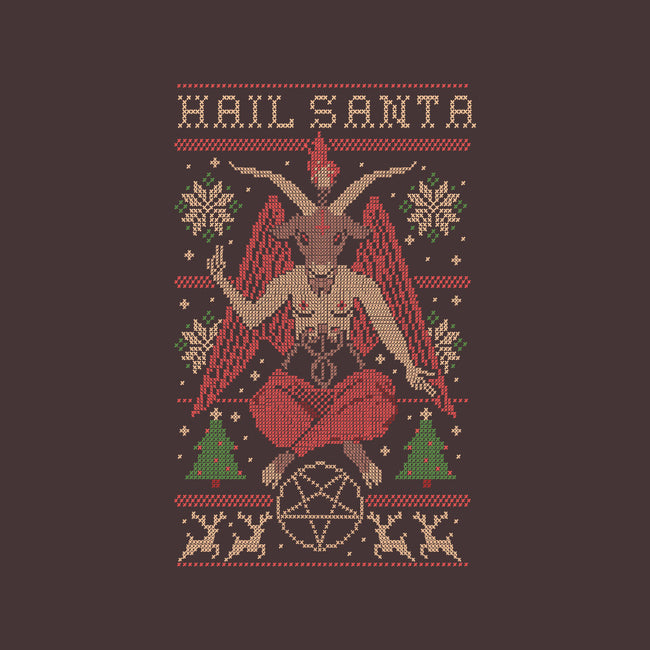 Hail Santa Claws-womens basic tee-Thiago Correa