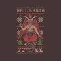 Hail Santa Claws-womens basic tee-Thiago Correa