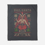 Hail Santa Claws-none fleece blanket-Thiago Correa