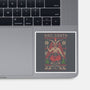 Hail Santa Claws-none glossy sticker-Thiago Correa