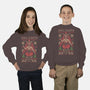 Hail Santa Claws-youth crew neck sweatshirt-Thiago Correa