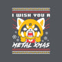 Metal Christmas-womens v-neck tee-estudiofitas