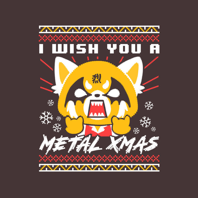 Metal Christmas-womens fitted tee-estudiofitas