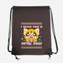 Metal Christmas-none drawstring bag-estudiofitas