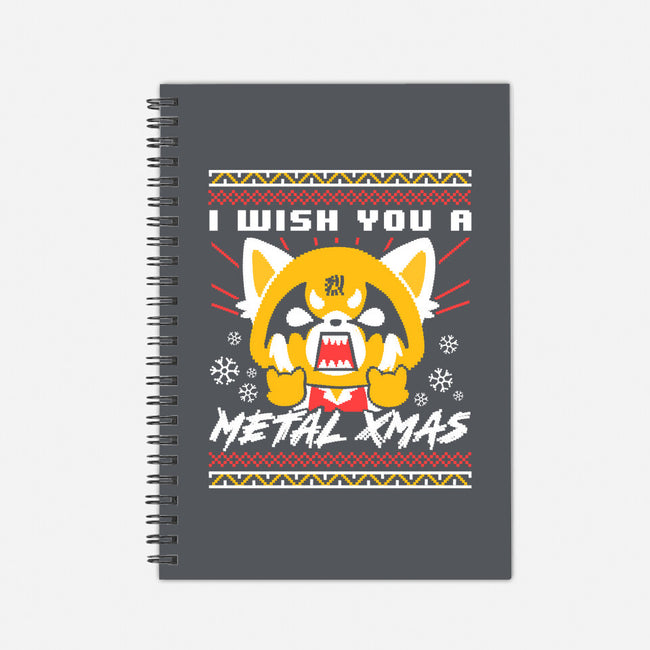 Metal Christmas-none dot grid notebook-estudiofitas