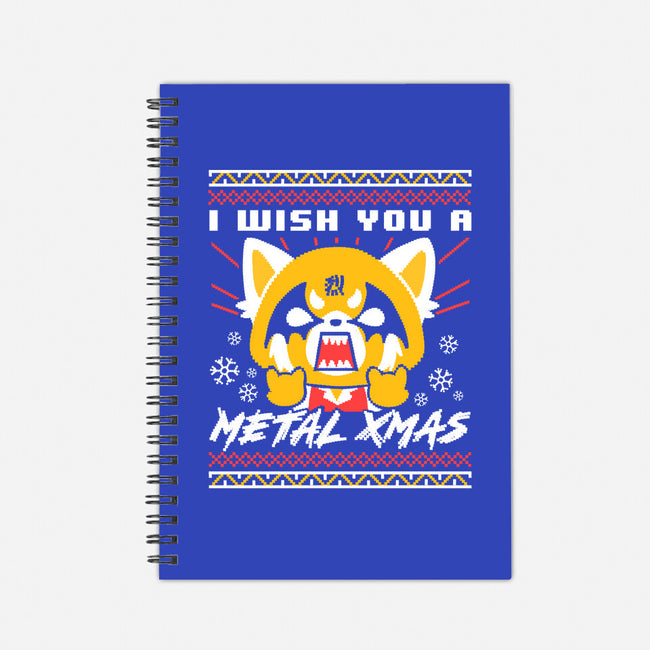 Metal Christmas-none dot grid notebook-estudiofitas