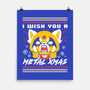 Metal Christmas-none matte poster-estudiofitas