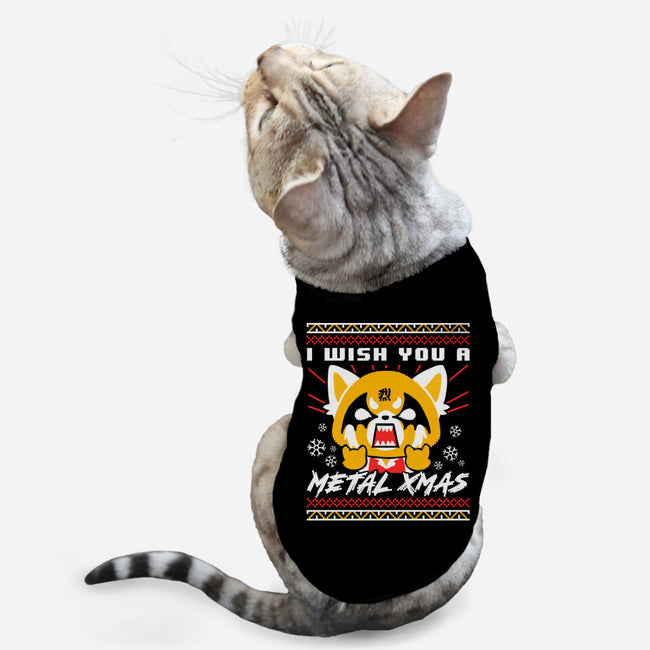 Metal Christmas-cat basic pet tank-estudiofitas