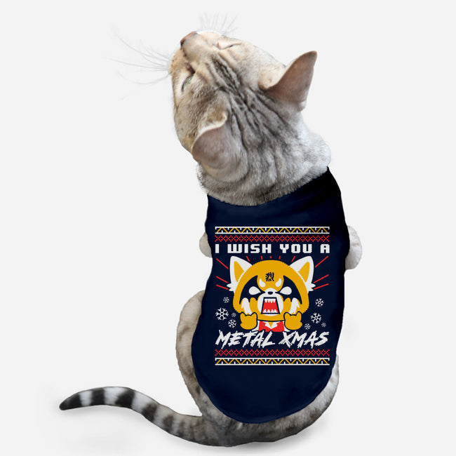 Metal Christmas-cat basic pet tank-estudiofitas