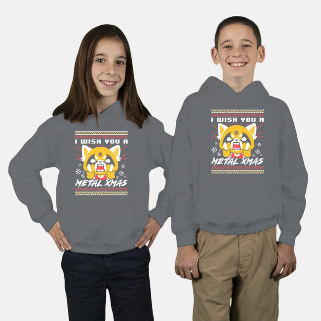 Metal Christmas-youth pullover sweatshirt-estudiofitas