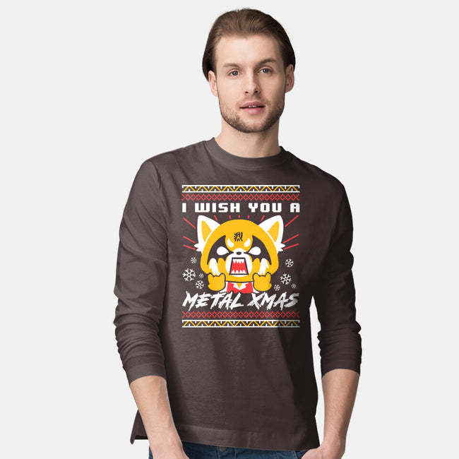 Metal Christmas-mens long sleeved tee-estudiofitas