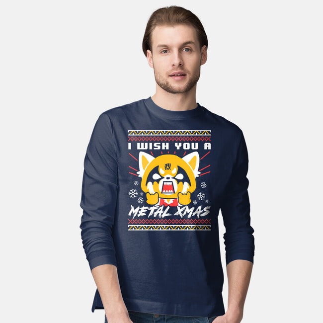Metal Christmas-mens long sleeved tee-estudiofitas