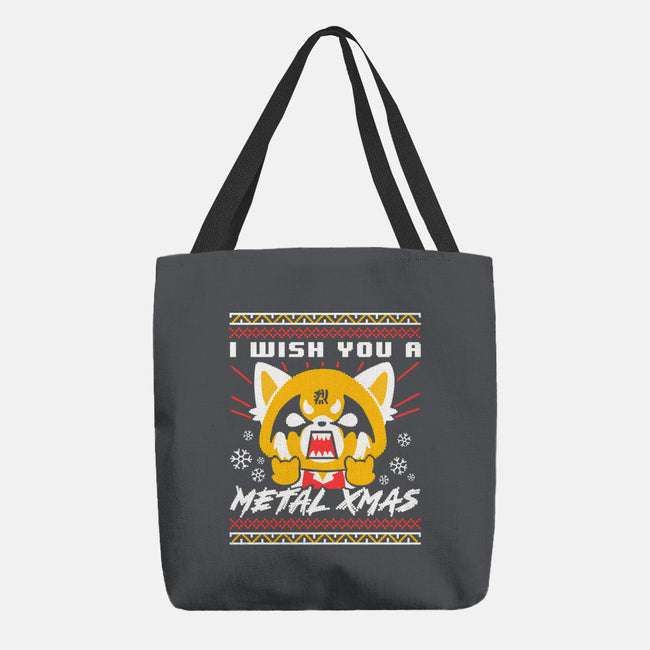 Metal Christmas-none basic tote-estudiofitas
