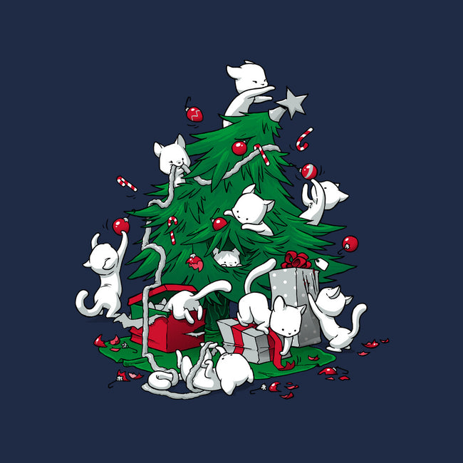 Cat Tree-womens v-neck tee-DoOomcat