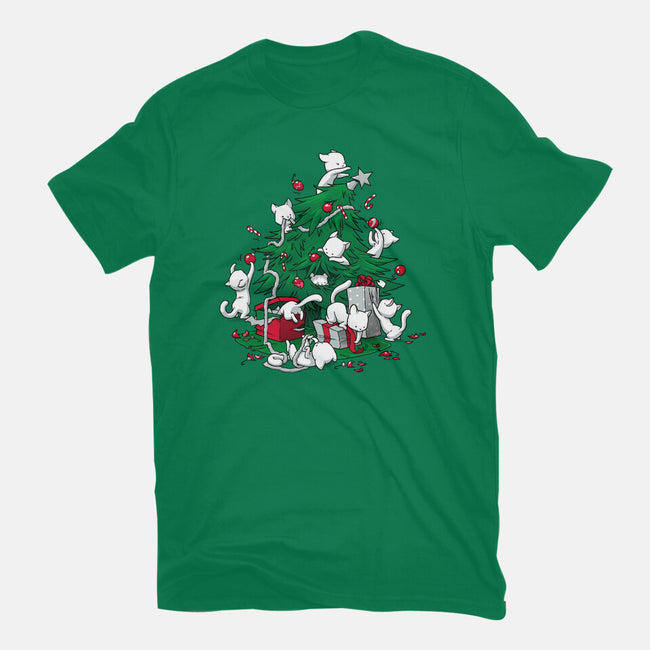 Cat Tree-unisex basic tee-DoOomcat