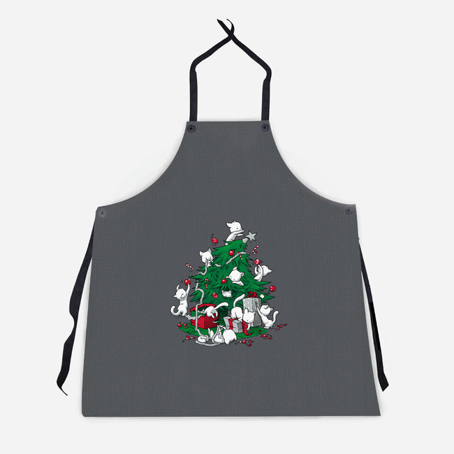 Cat Tree-unisex kitchen apron-DoOomcat