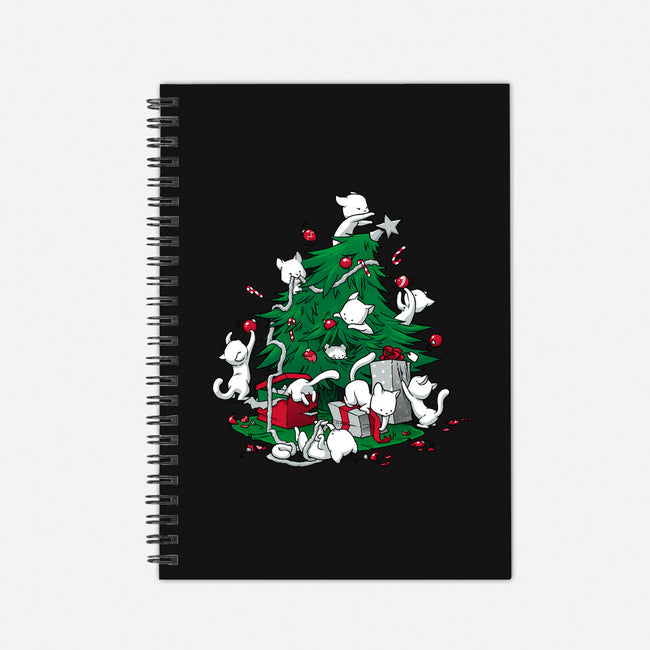 Cat Tree-none dot grid notebook-DoOomcat
