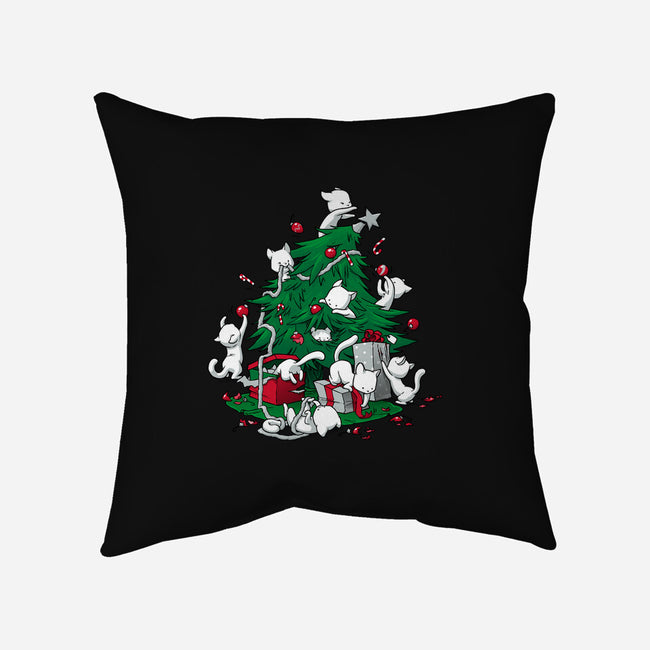 Cat Tree-none removable cover w insert throw pillow-DoOomcat