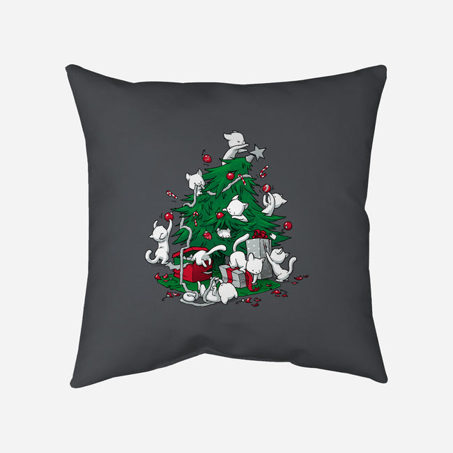 Cat Tree-none removable cover w insert throw pillow-DoOomcat