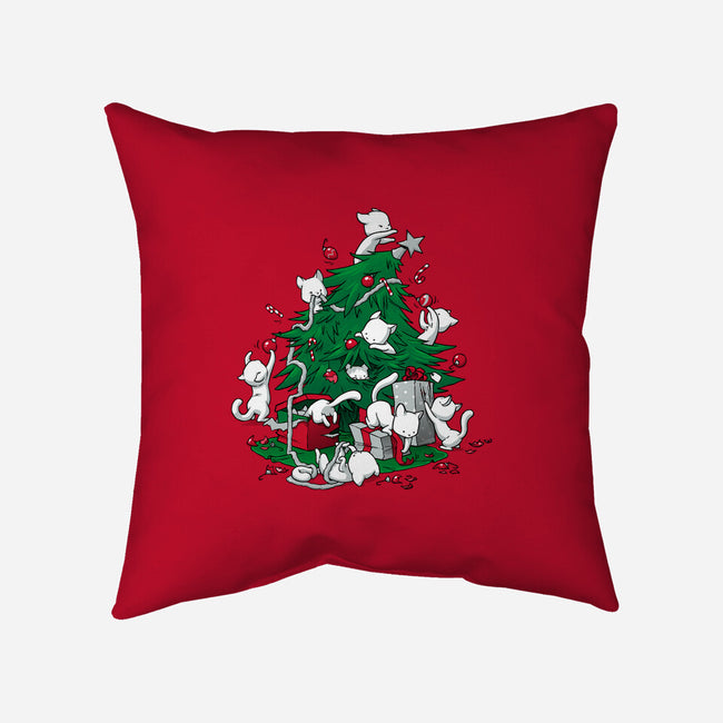 Cat Tree-none removable cover w insert throw pillow-DoOomcat