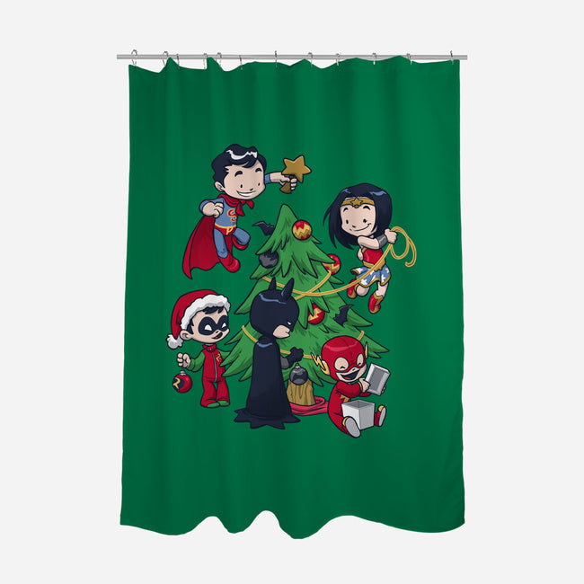 Justice Tree-none polyester shower curtain-DoOomcat