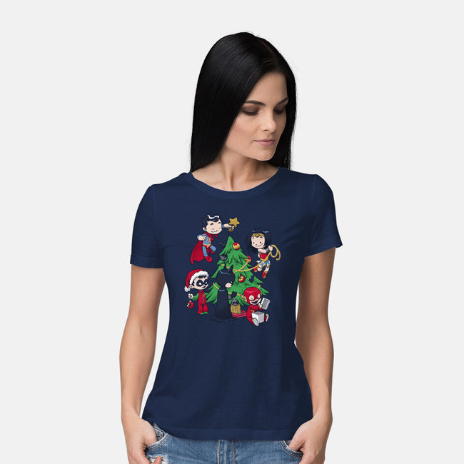 Justice Tree-womens basic tee-DoOomcat