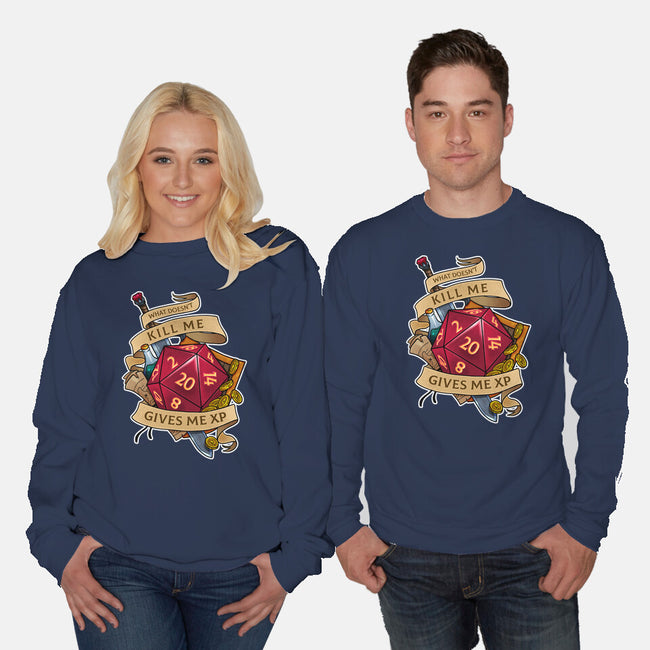 Gives Me XP-unisex crew neck sweatshirt-Ursulalopez