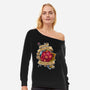 Gives Me XP-womens off shoulder sweatshirt-Ursulalopez