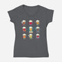 Beer Role Play-womens v-neck tee-Vallina84