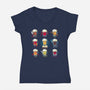 Beer Role Play-womens v-neck tee-Vallina84
