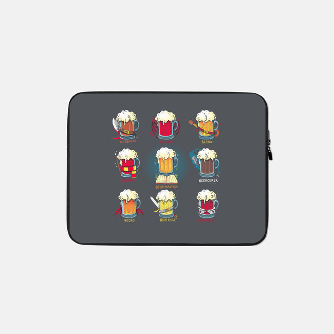 Beer Role Play-none zippered laptop sleeve-Vallina84