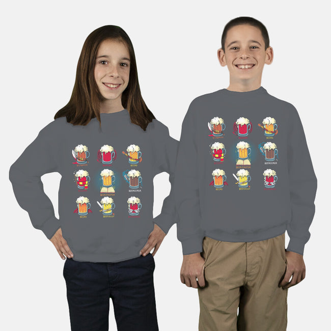 Beer Role Play-youth crew neck sweatshirt-Vallina84