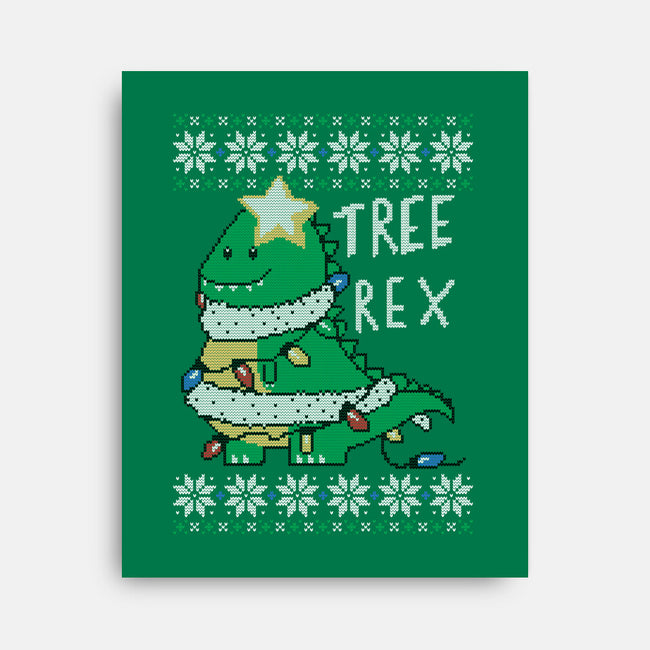 Tree Rex Sweater-none stretched canvas-TaylorRoss1