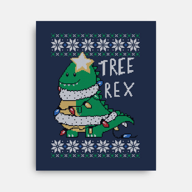 Tree Rex Sweater-none stretched canvas-TaylorRoss1