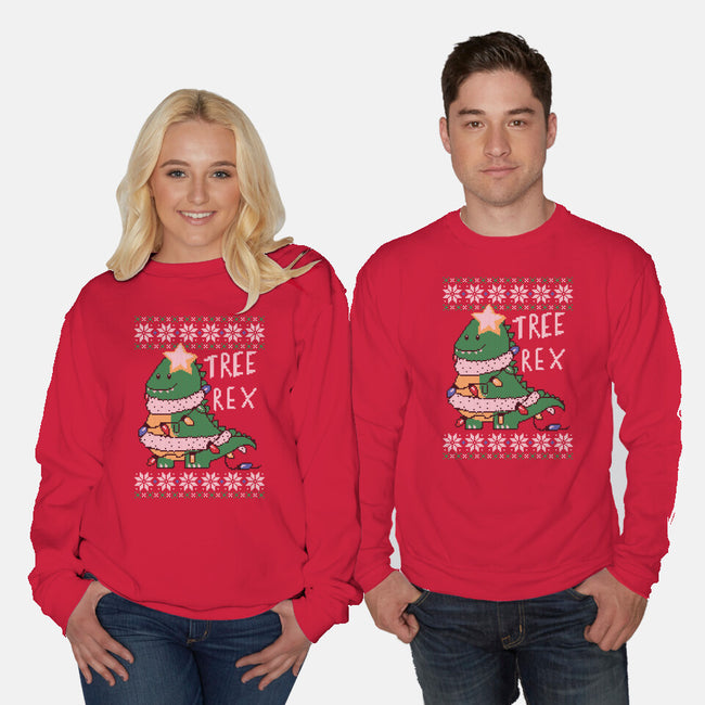 Tree Rex Sweater-unisex crew neck sweatshirt-TaylorRoss1