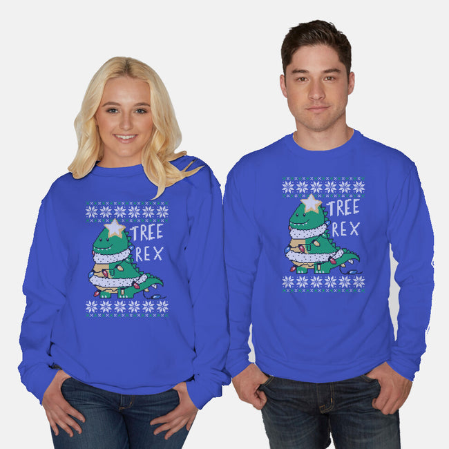 Tree Rex Sweater-unisex crew neck sweatshirt-TaylorRoss1