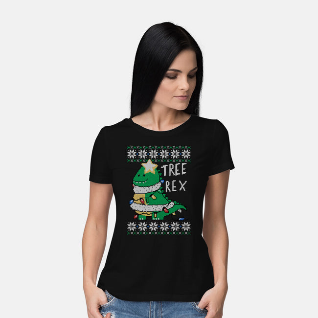 Tree Rex Sweater-womens basic tee-TaylorRoss1