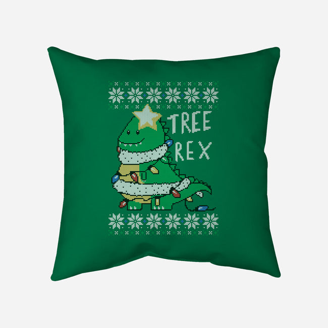 Tree Rex Sweater-none removable cover w insert throw pillow-TaylorRoss1