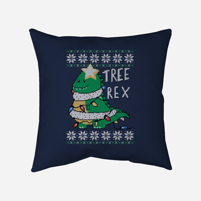 Tree Rex Sweater-none removable cover w insert throw pillow-TaylorRoss1