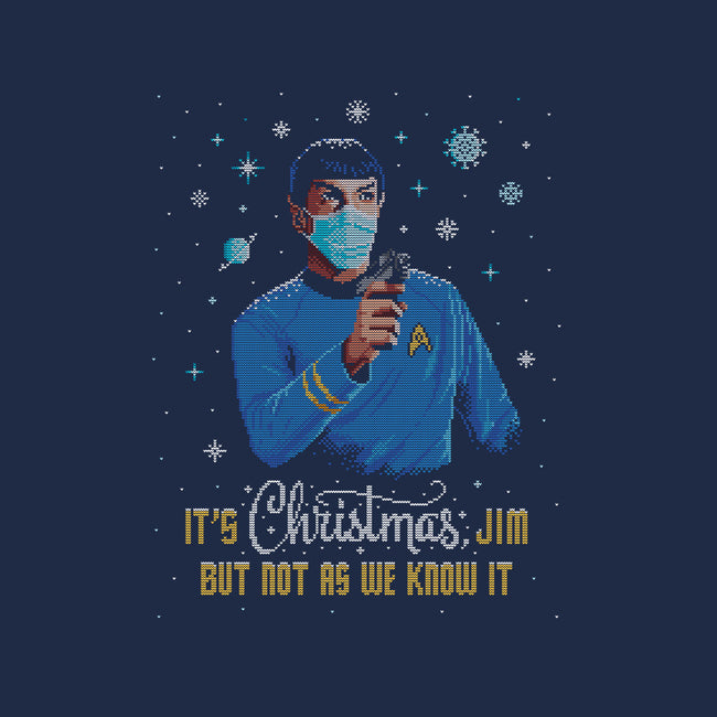 It's Christmas Jim-womens off shoulder sweatshirt-stationjack