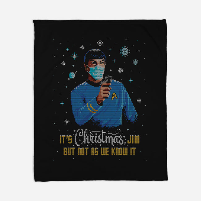 It's Christmas Jim-none fleece blanket-stationjack