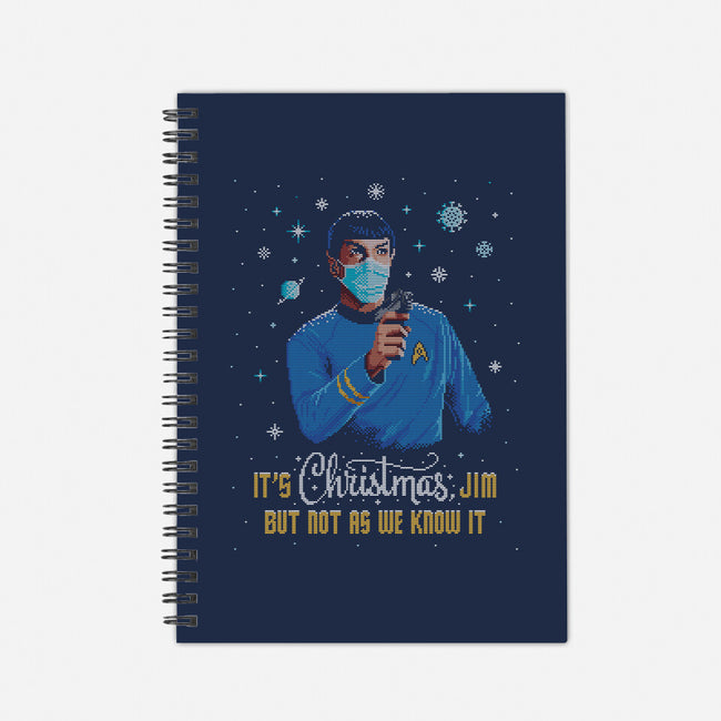 It's Christmas Jim-none dot grid notebook-stationjack