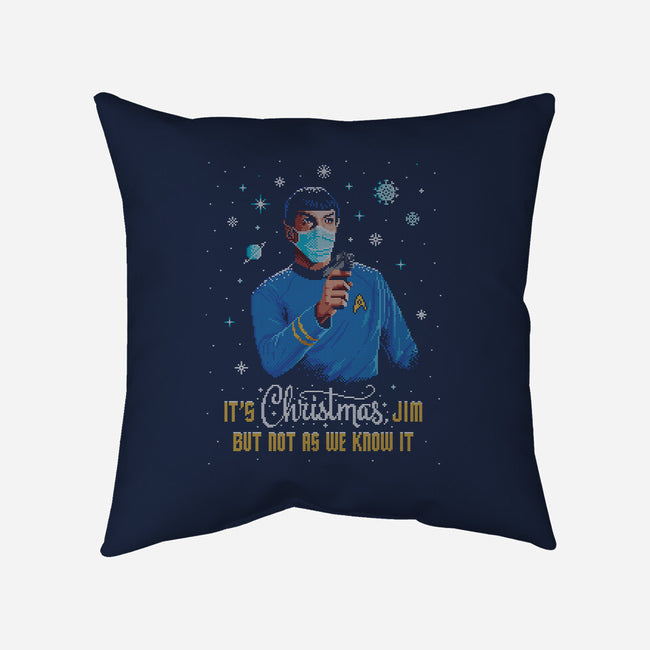 It's Christmas Jim-none removable cover w insert throw pillow-stationjack